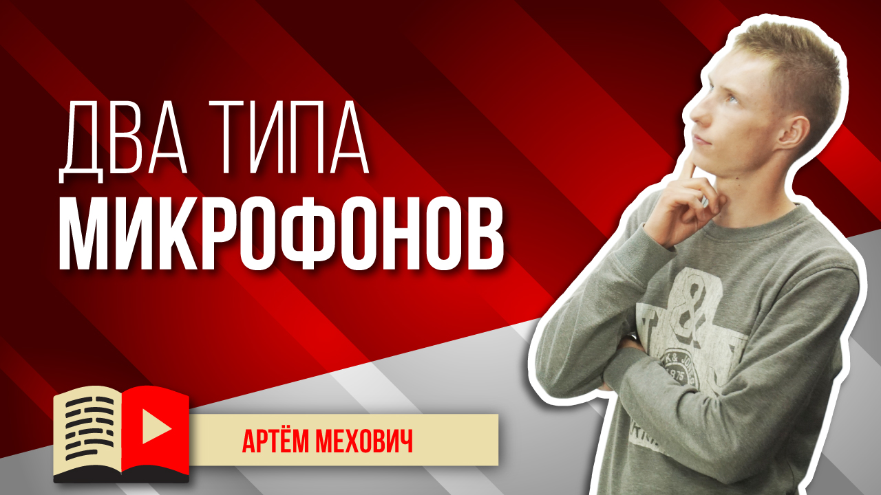 Два основных типа микрофонов. Виды микрофонов для съёмки видео